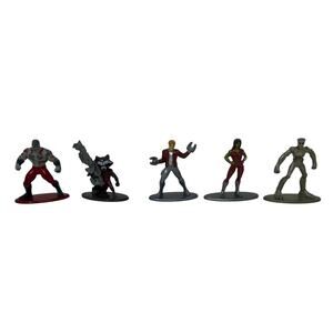 Marvel Guardians of Galaxy Metal Figures SET Star-Lord Groot Rocket Gamora Drax